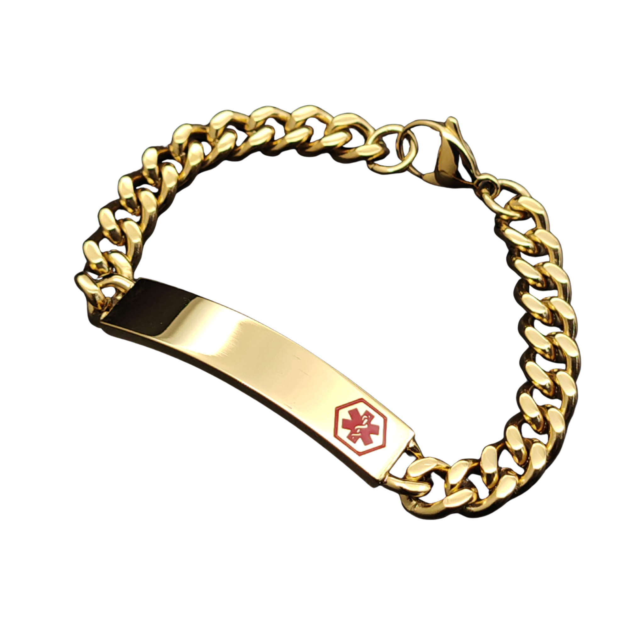 Medic ID Bracelet Gold Large