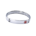 Medic ID Bracelet Expansion Silver Large
