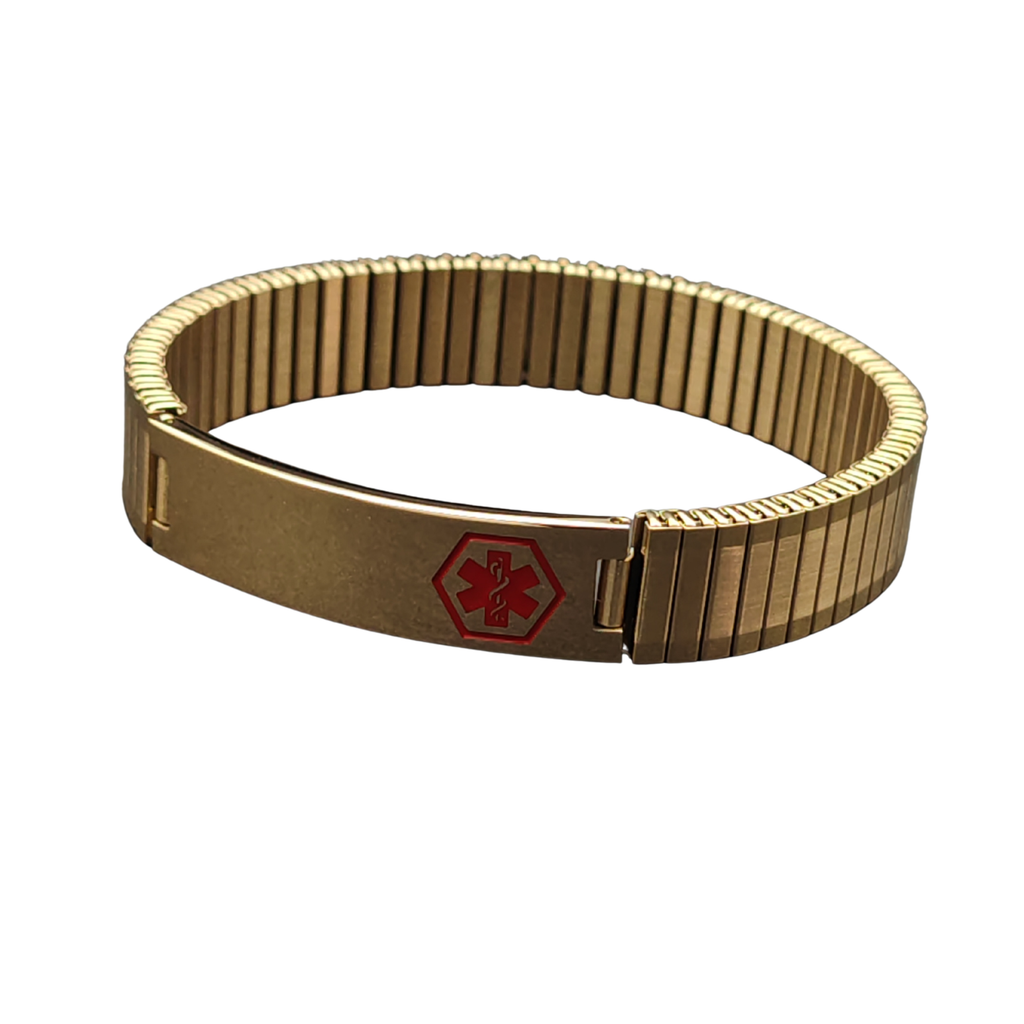 Medic ID Bracelet Expansion Gold Small