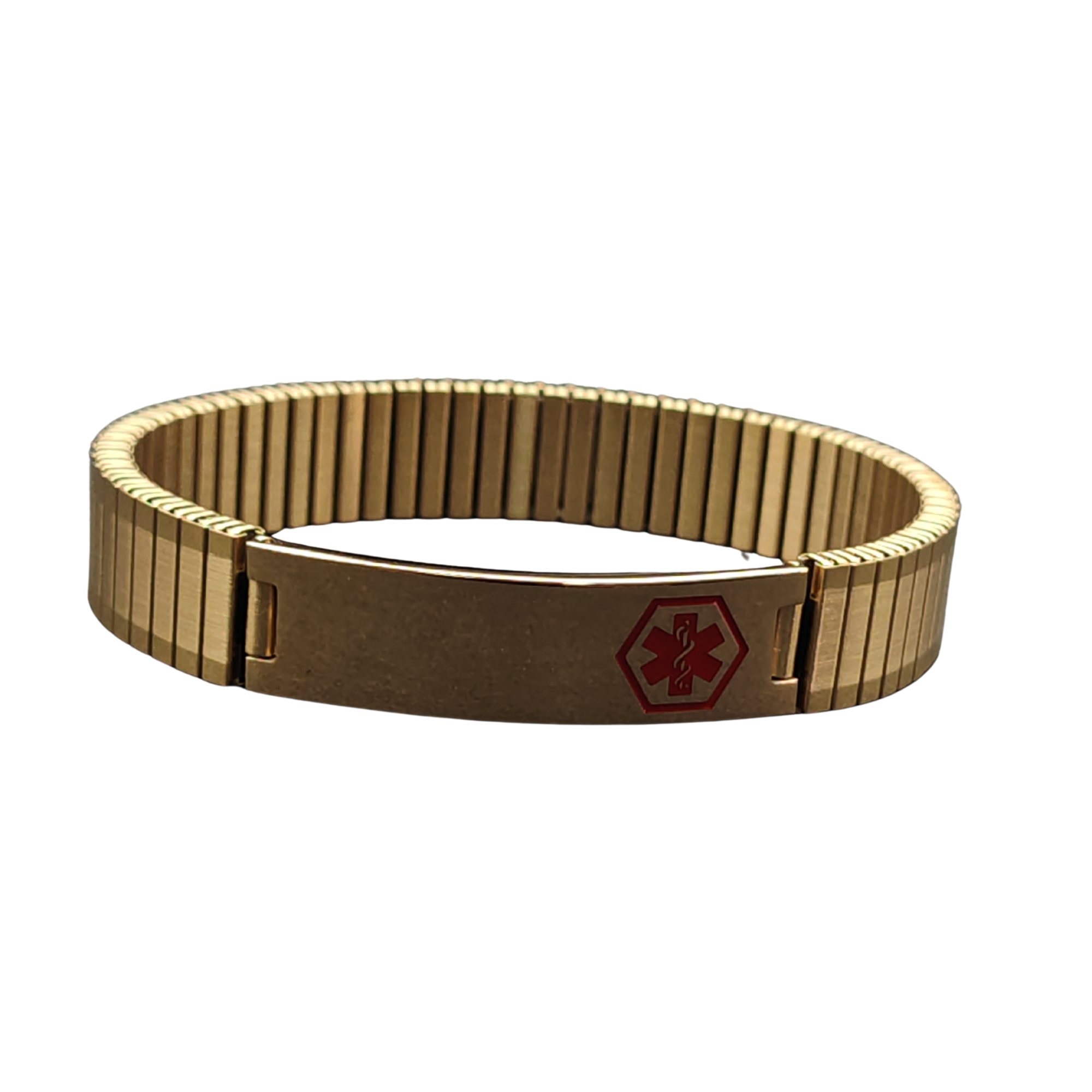 Medic ID Bracelet Expansion Gold Large