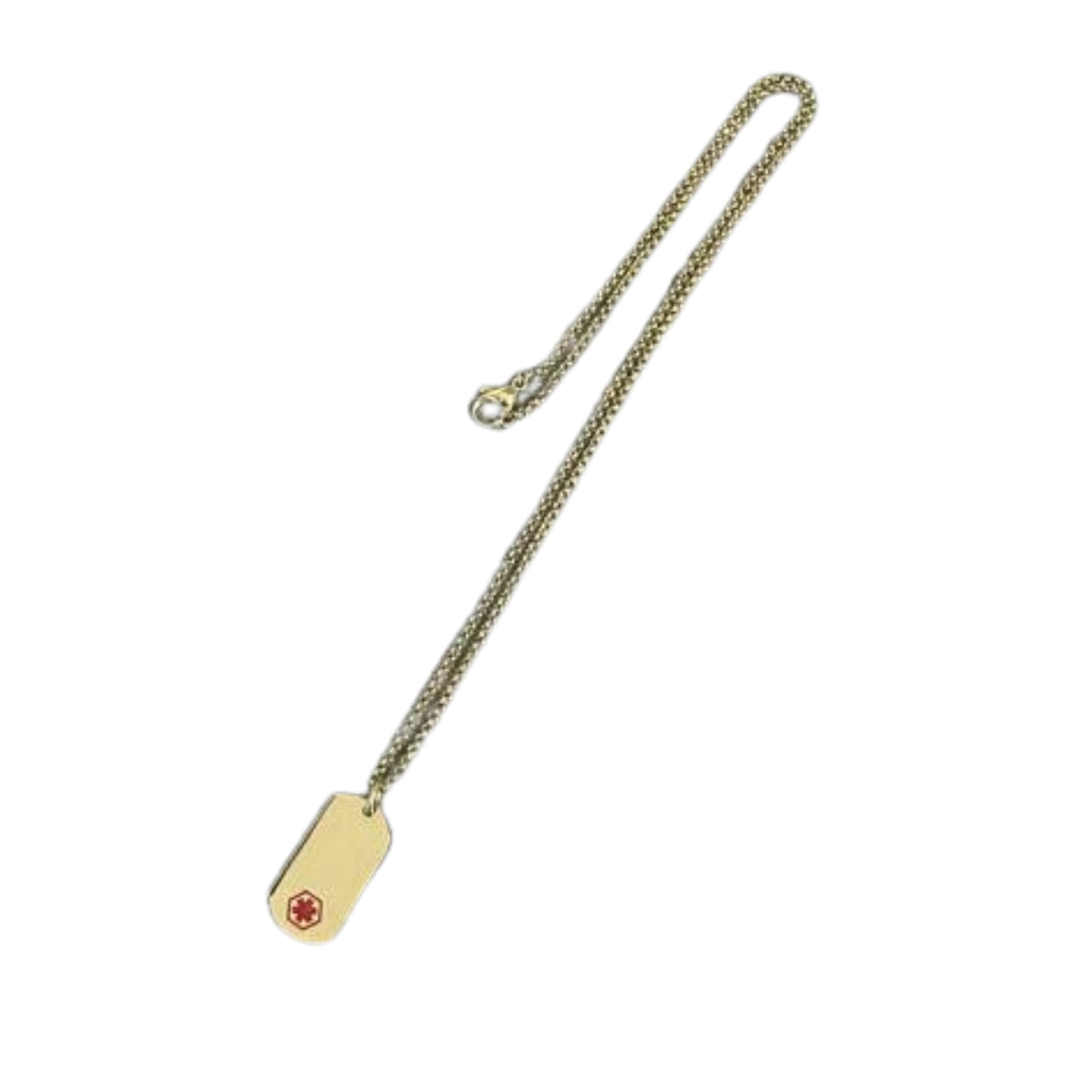 Medic ID Pendant Gold