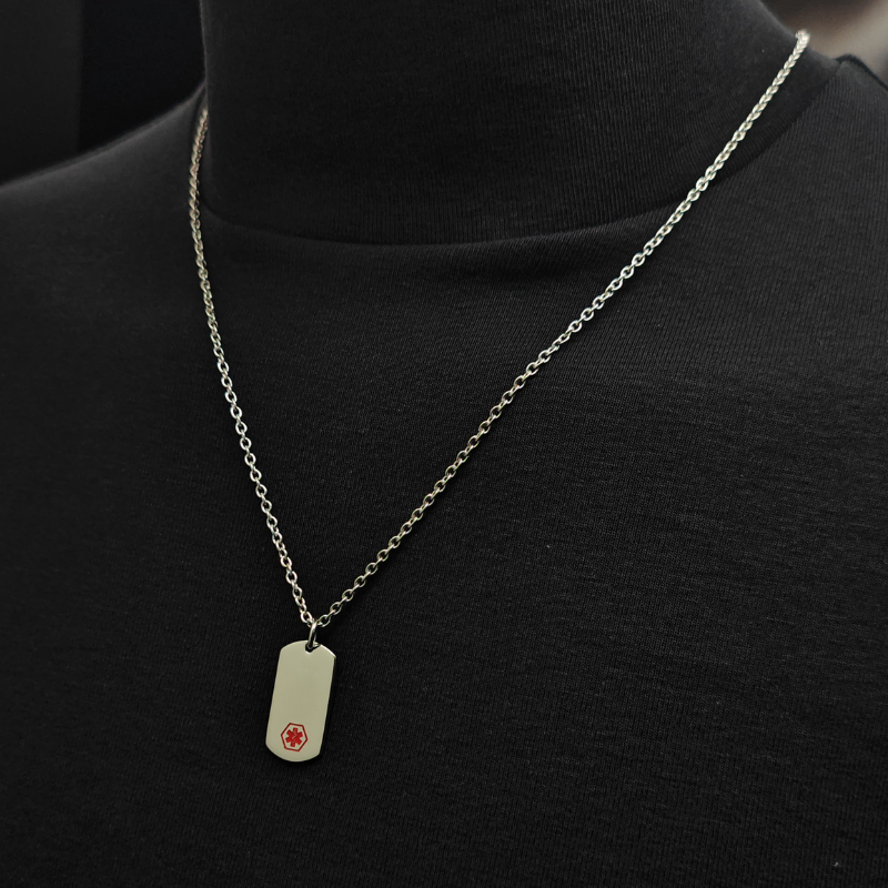 Medic ID Stainless Steel Pendant