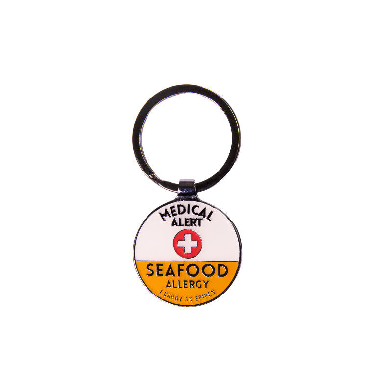 Medic ID Keyring - Seafood Allergy
