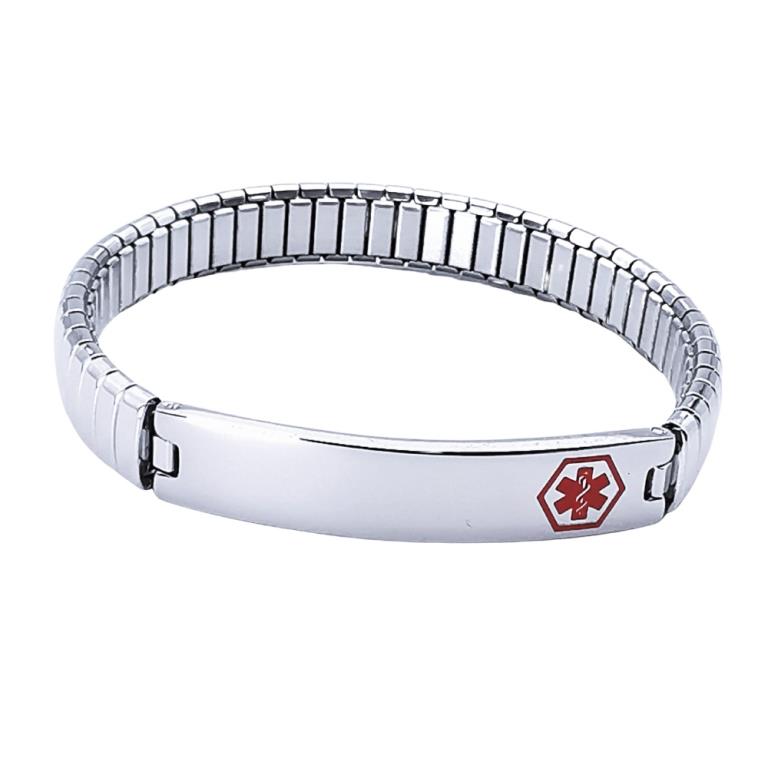 Medic ID Stainless Steel Small Expansion Bracelet