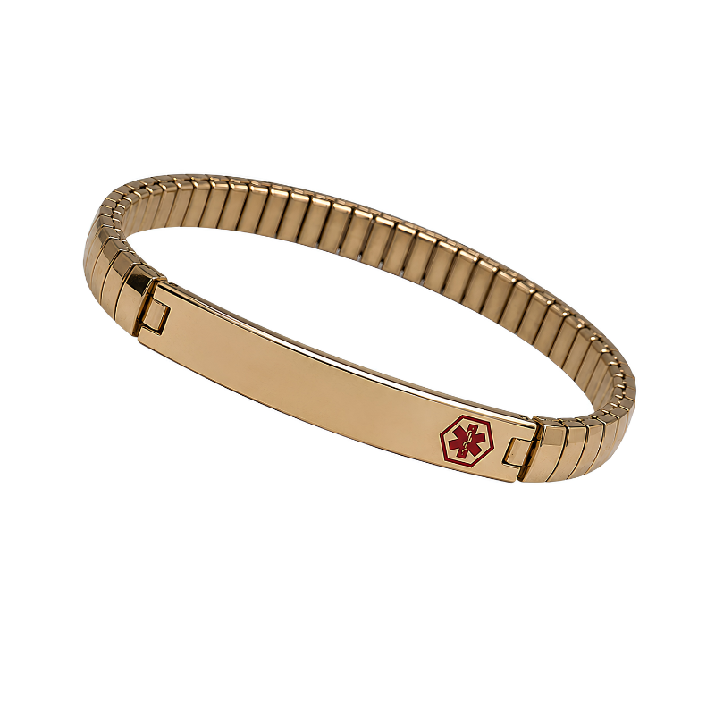 Medic ID Bracelet Expansion Gold Small