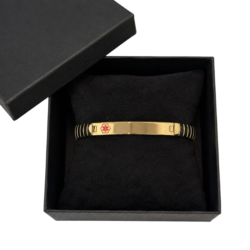 Medic ID Bracelet Expansion Gold Small