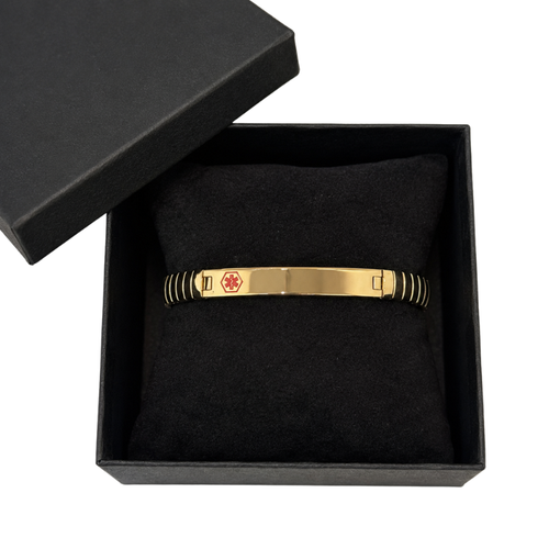 Medic ID Bracelet Expansion Gold Small