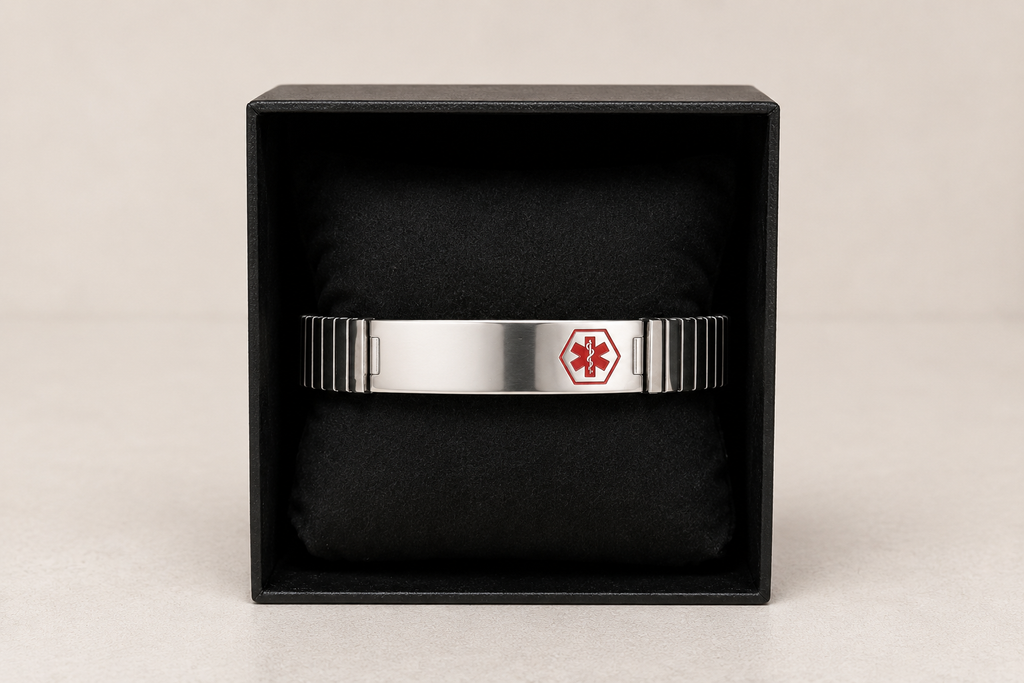 Medic ID Stainless Steel Small Expansion Bracelet