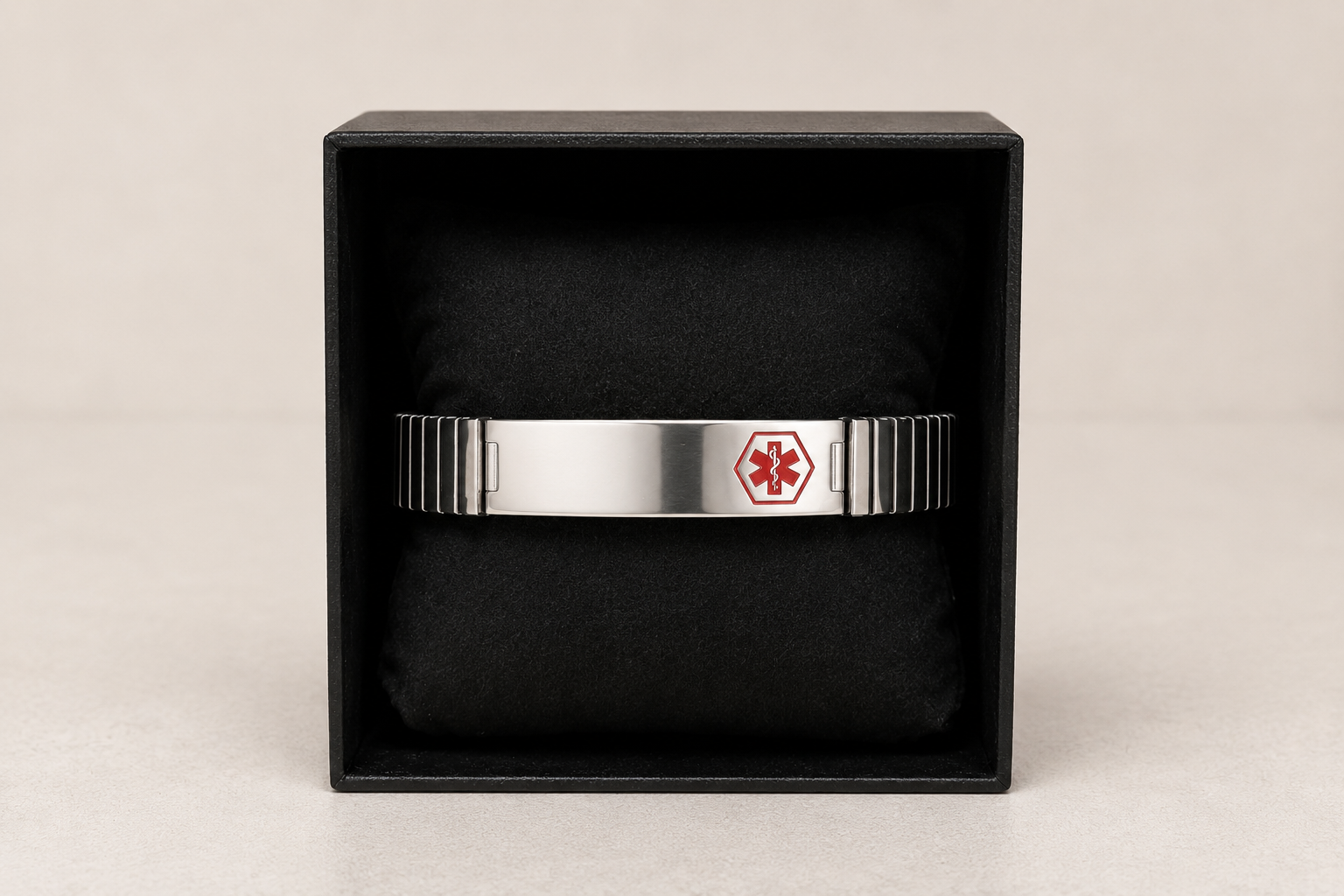 Medic ID Stainless Steel Small Expansion Bracelet