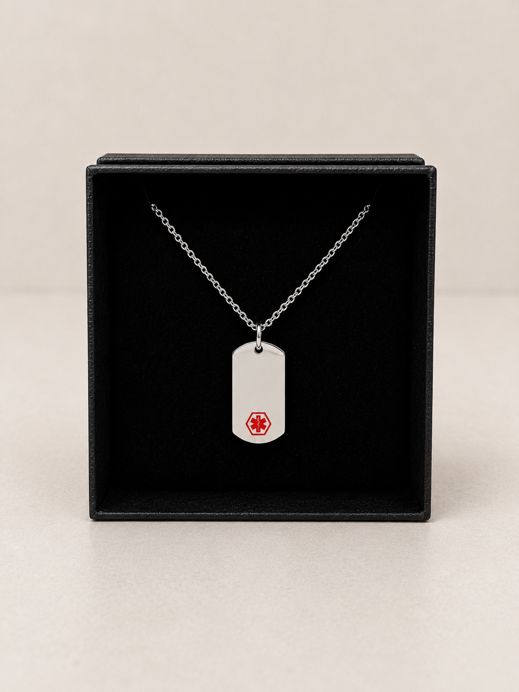 Medic ID Stainless Steel Pendant