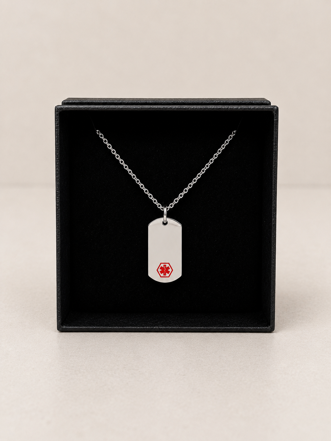 Medic ID Stainless Steel Pendant
