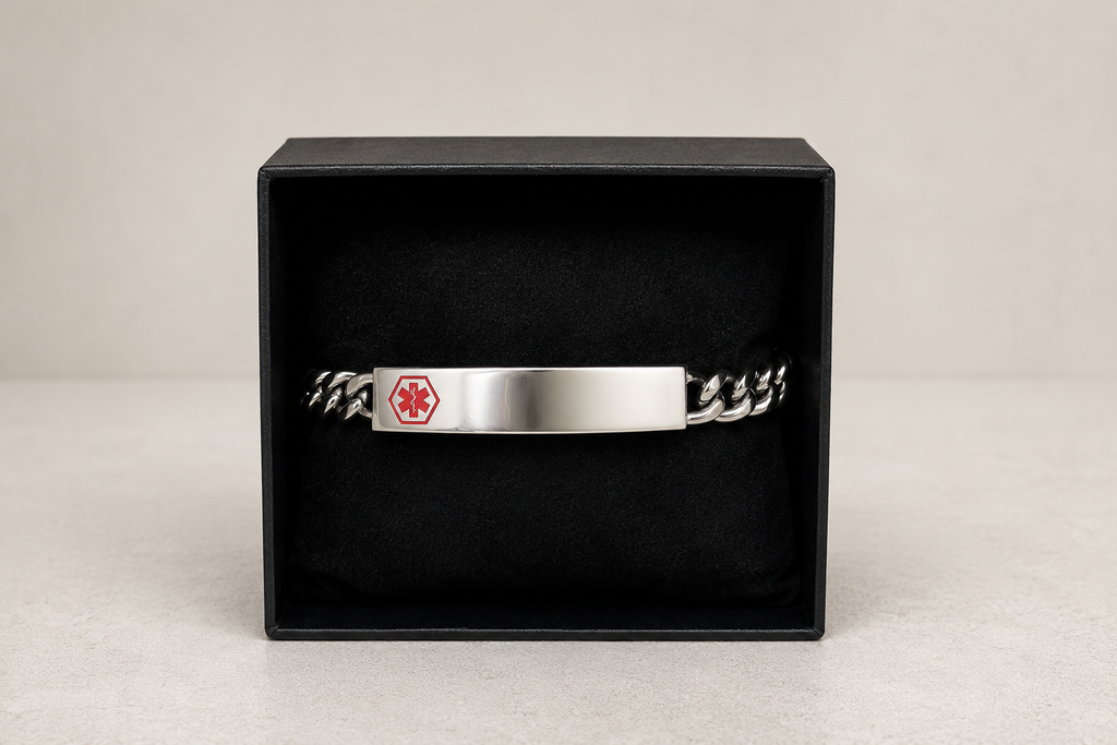 Medic ID Stainless Steel Small Bracelet