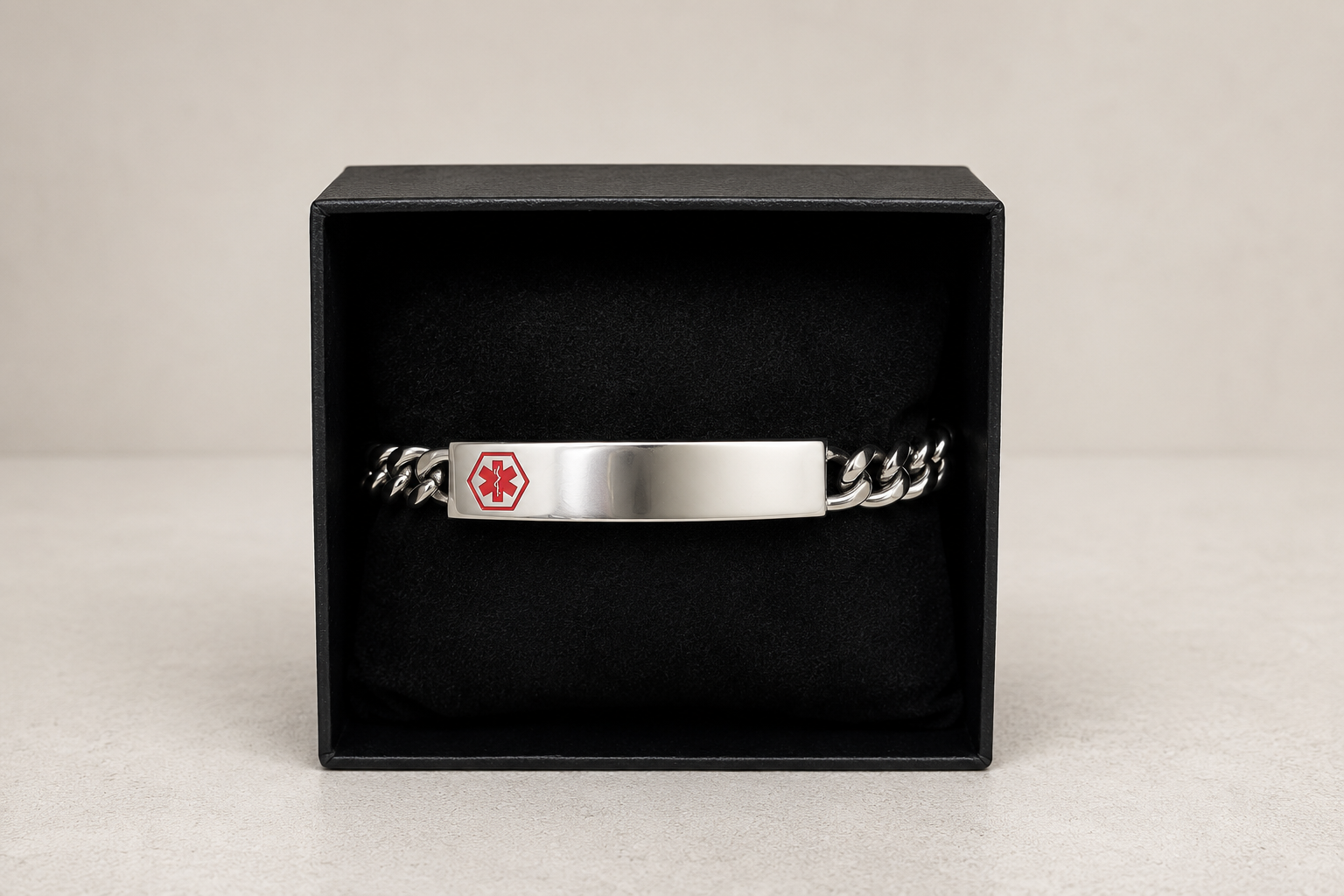 Medic ID Stainless Steel Small Bracelet